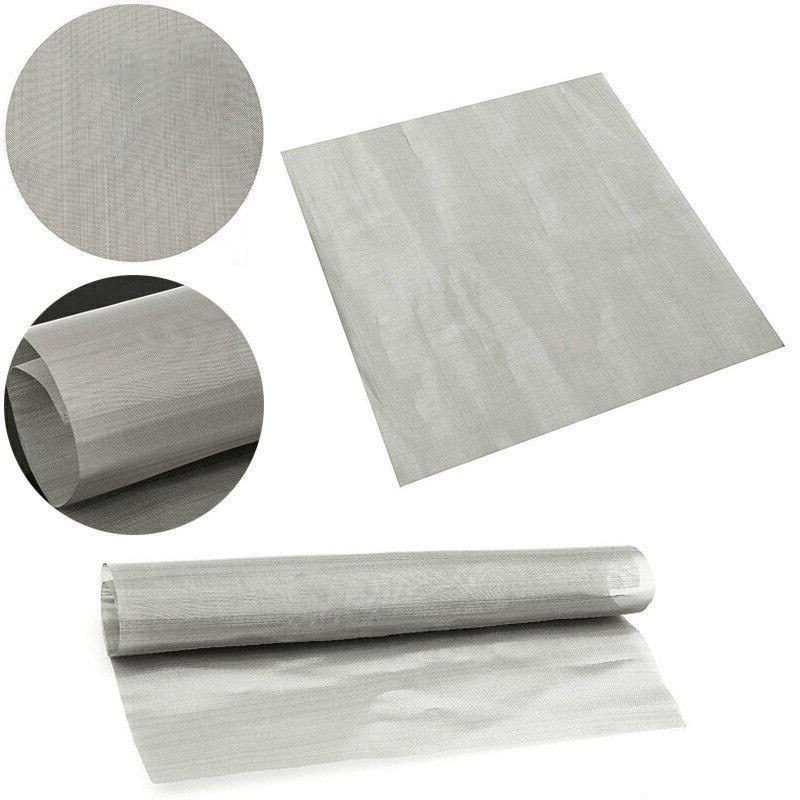 Rustfritt stålvev 300-400Mesh trådvev gitter 1.4404 V4A 316 L X2CrNiMo17-12-2