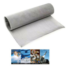 Rustfritt stålvev 300-400Mesh trådvev gitter 1.4404 V4A 316 L X2CrNiMo17-12-2
