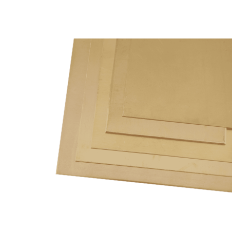 Messingplate Ms63 0,3-10 mm 2.0321 messingplater CuZn37 kutt plate kan velges