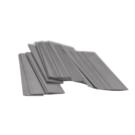 Tungsten 99% Ren metall 0,2x20x104mm metallstrimler Wolframstrimler