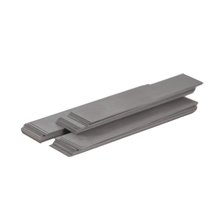 Tungsten 99% Ren metall 0,2x20x104mm metallstrimler Wolframstrimler