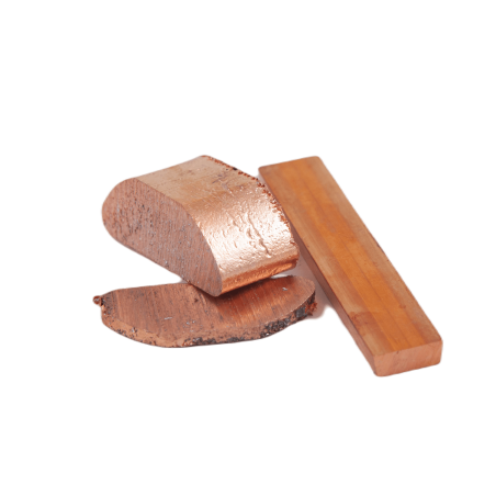 Kobberstangelement Kobberstang Cu 99,9 % støpt