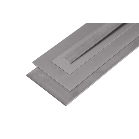 Fjærstål 1.1248 flatstang C75 båndstål / blikksremsestykke 20x0,5 mm–90x3 mm avskåret strimler
