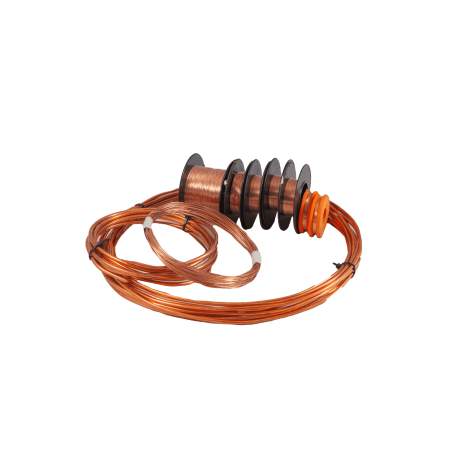 Bar kobbertråd Ø 0,1-5mm uten emaljetråd Cu 99,9 håndverkstråd 2-750 meter