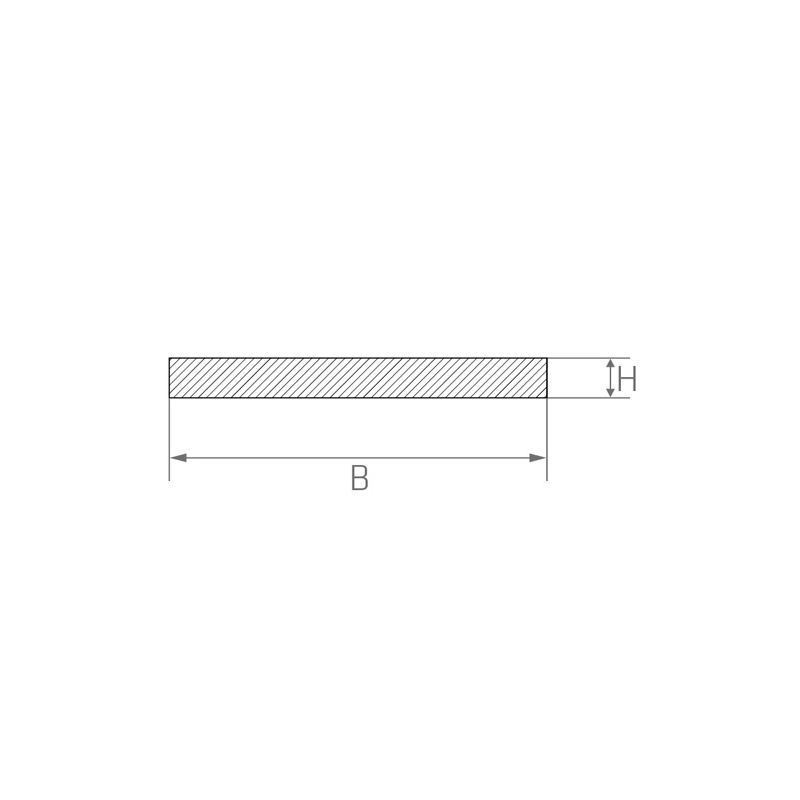 Kjøp titan Grad 5 platebånd 3.7165 Fra 20x0.5mm til 90x9mm flatstang tilskjæring stripe.